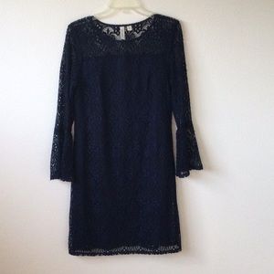 Vintage Navy lace dress